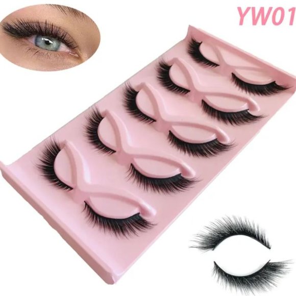 Cat Eye Fox Eye Imitation Mink False Eyelashes Sexy Lash Extensions - Picture 5 of 5